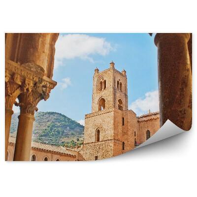 Okleina na ścianę Architektura arkada kolumny zdobienia