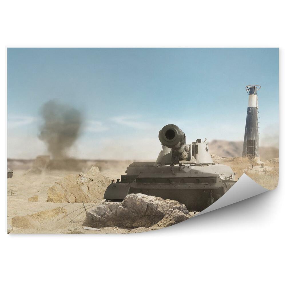 Fototapeta na ścianę Scena z bitwy czołgi