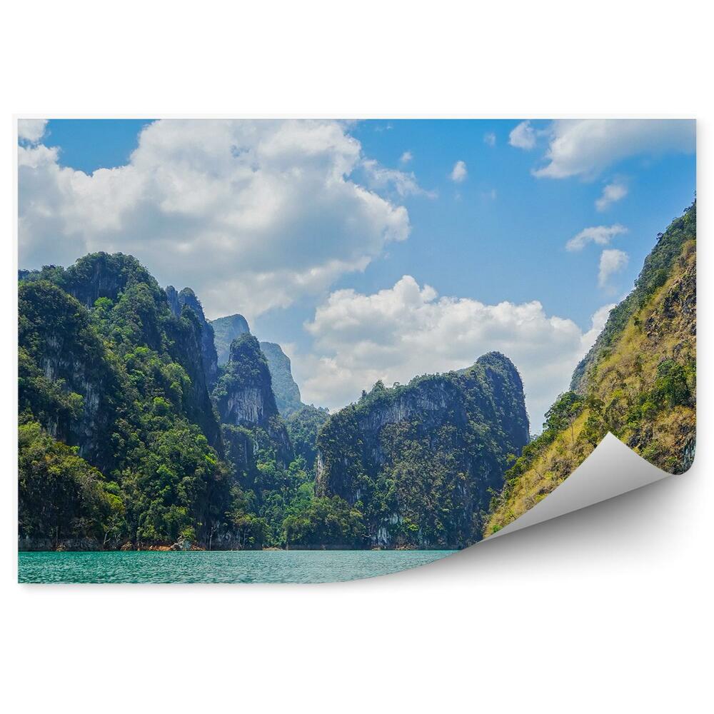 Fototapeta na ścianę Cheow Lan Jezioro i góry Tajlandia