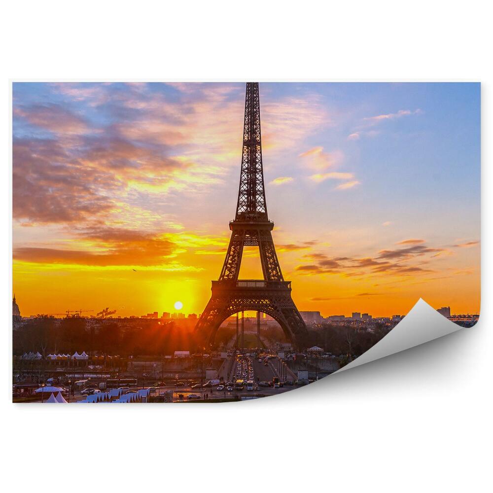 Fototapeta samoprzylepna Wieża eiffla paryż miasto architektura