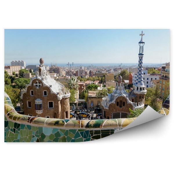 Fototapeta Park guell barcelona hiszpania miasto