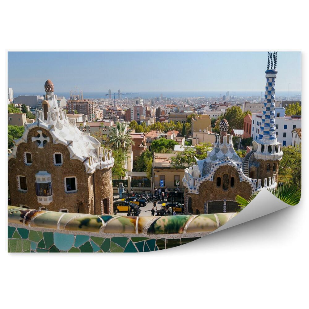 Okleina ścienna park Guell Barcelona Hiszpania