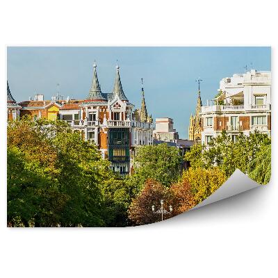 Okleina ścienna Ogrody Hiszpania rośliny miasto architektura