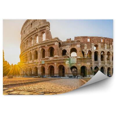 Okleina na ścianę Droga do koloseum zabytek architektura