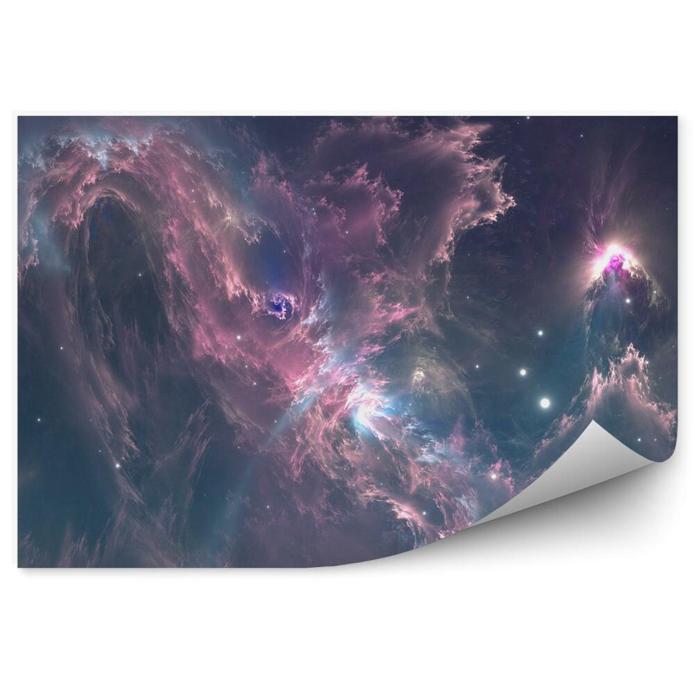 Fototapeta Mgławice gwiazdy przestrzeń galaktyka wszechświat światła