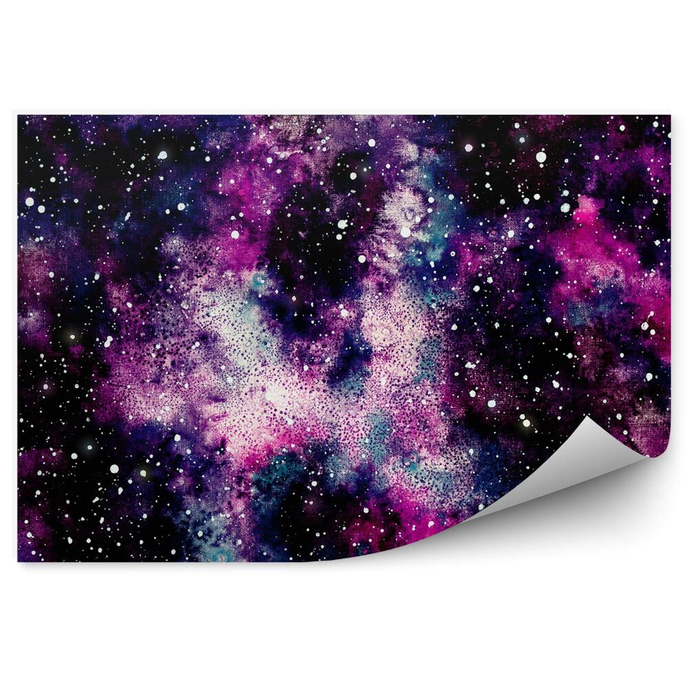 Fototapeta Kolorowe mgławice gwiazdy niebo nebula wzór