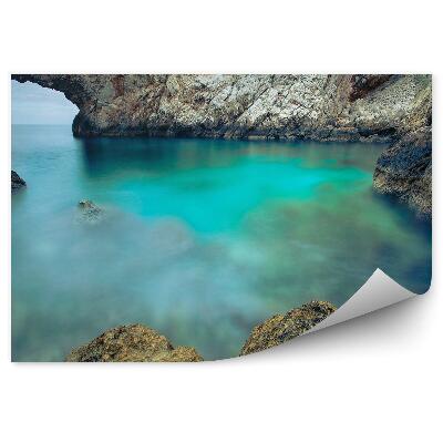 Fototapeta na ścianę Morska laguna z łukiem kamiennym Grecja