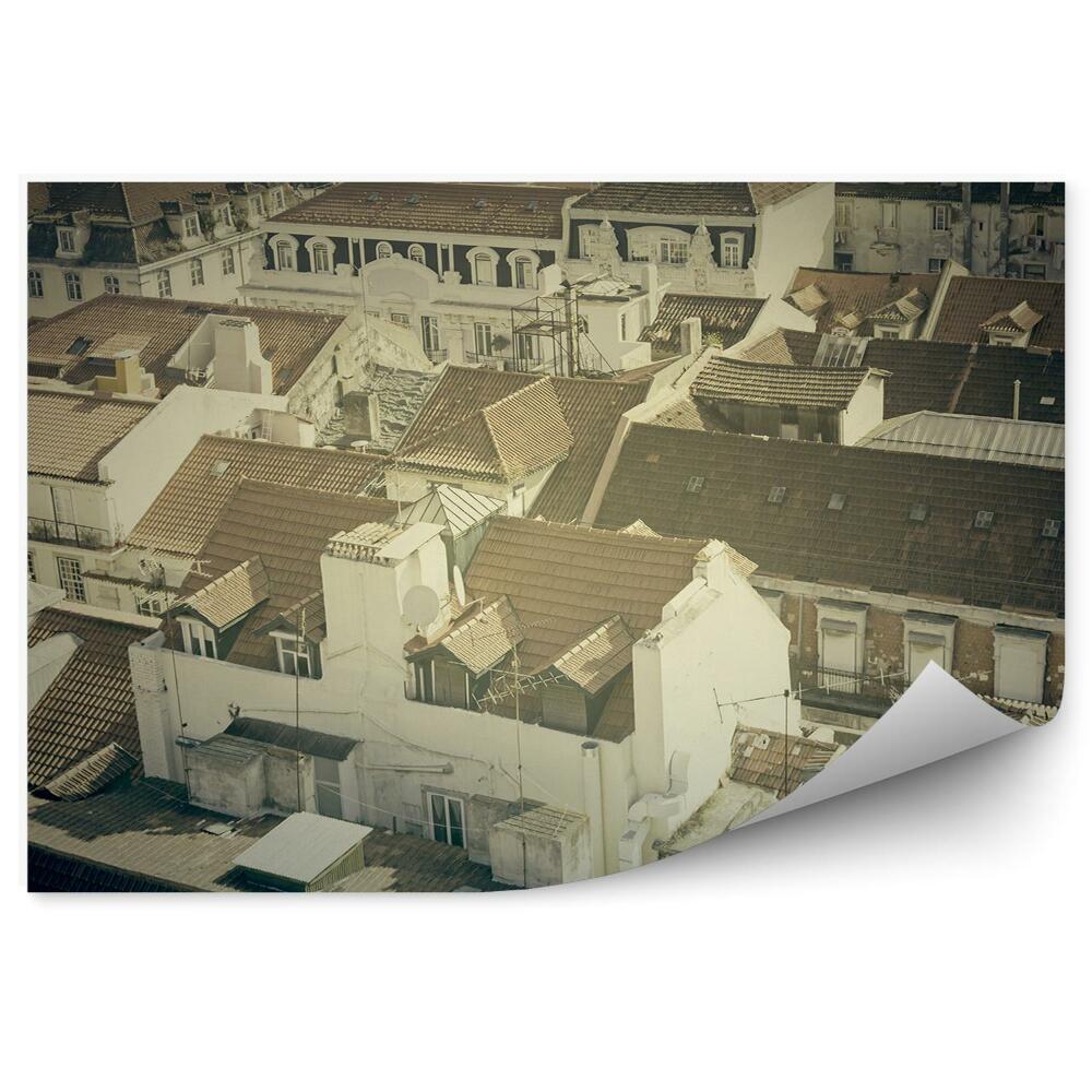 Fototapeta Panorama lizbony budynki