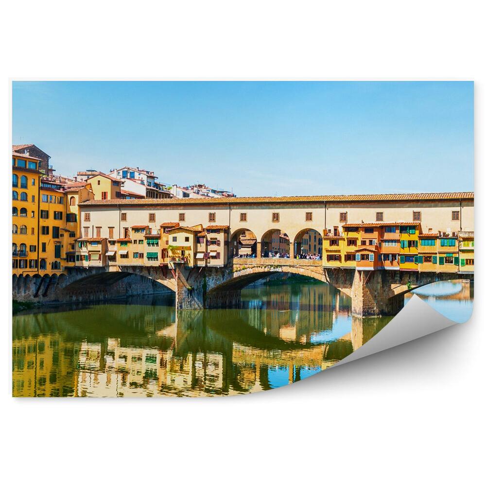 Fototapeta na ścianę most złotników rzeka natura niebo Florencja