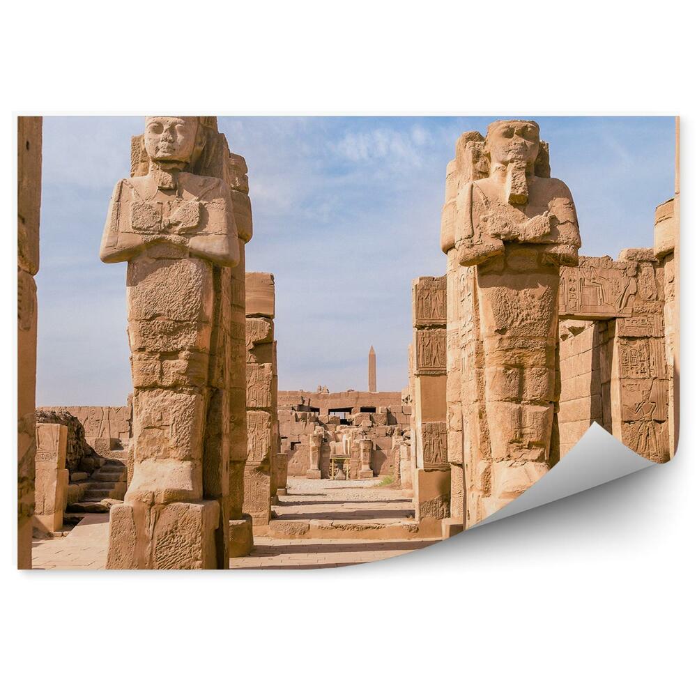 Okleina ścienna Starożytne ruiny świątyni karnak egipt
