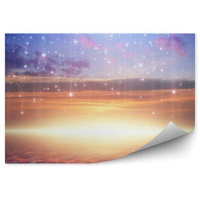 Fototapeta Niebo chmury gwiazdy zachód słońca