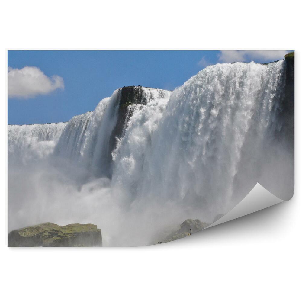 Okleina ścienna Niagara wodospad mgła turyści