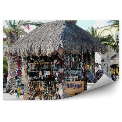 Okleina ścienna Pamiątki turystyczne meksyk miasto palmy