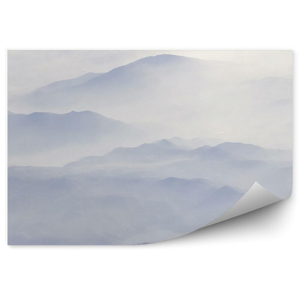 Okleina na ścianę Góry mgła
