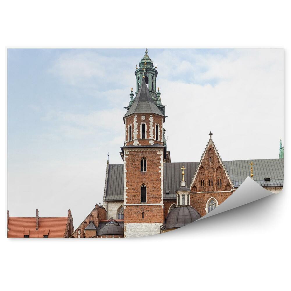 Fototapeta na ścianę katedra Wawel budynki chmury Kraków