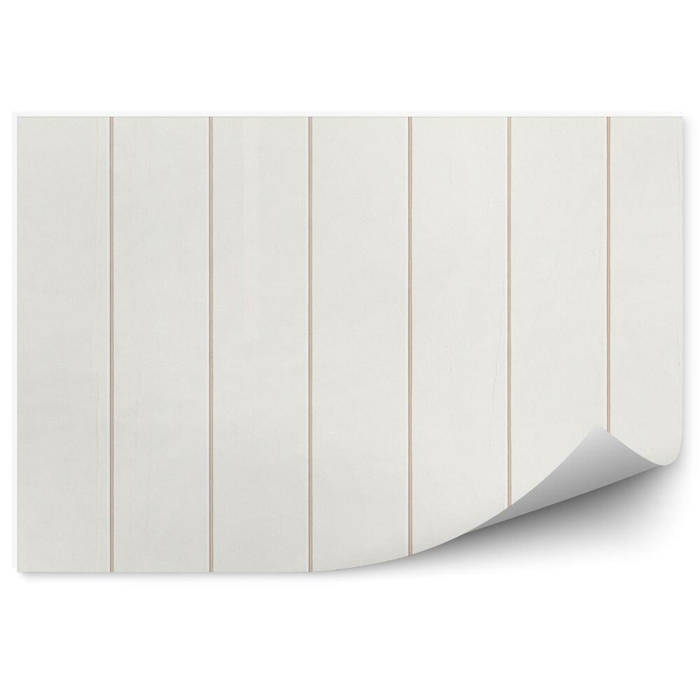 Fototapeta samoprzylepna Białe drewniane panele ścienne