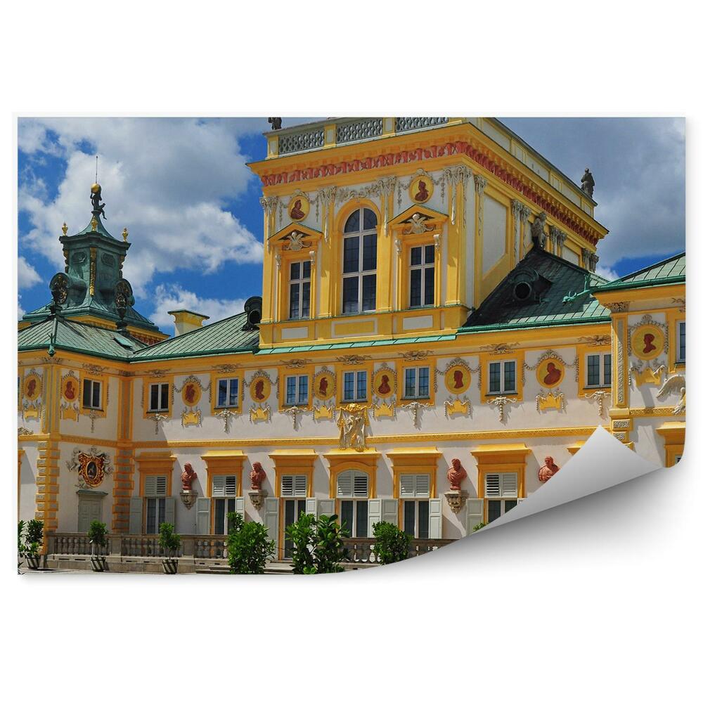 Okleina na ścianę Kolorowy pałac warszawa polska