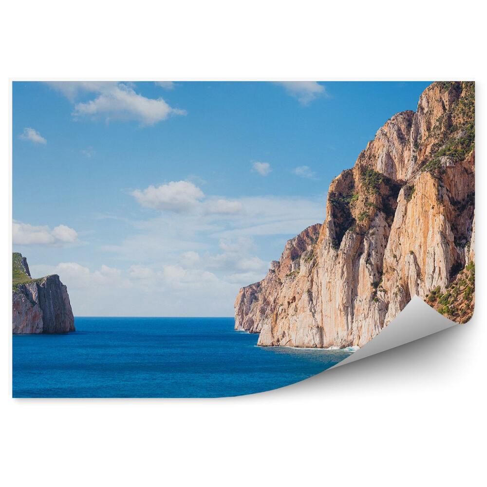 Fototapeta na ścianę Wysokie klify wybrzeże Morza Śródziemnego