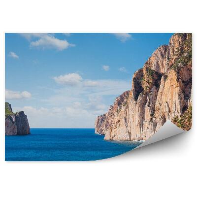 Fototapeta na ścianę Wysokie klify wybrzeże Morza Śródziemnego