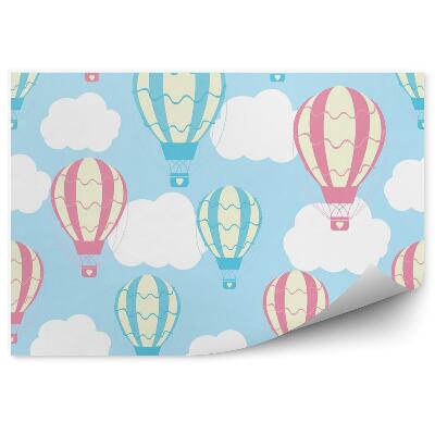 Fototapeta Baloniki na niebieskim tle