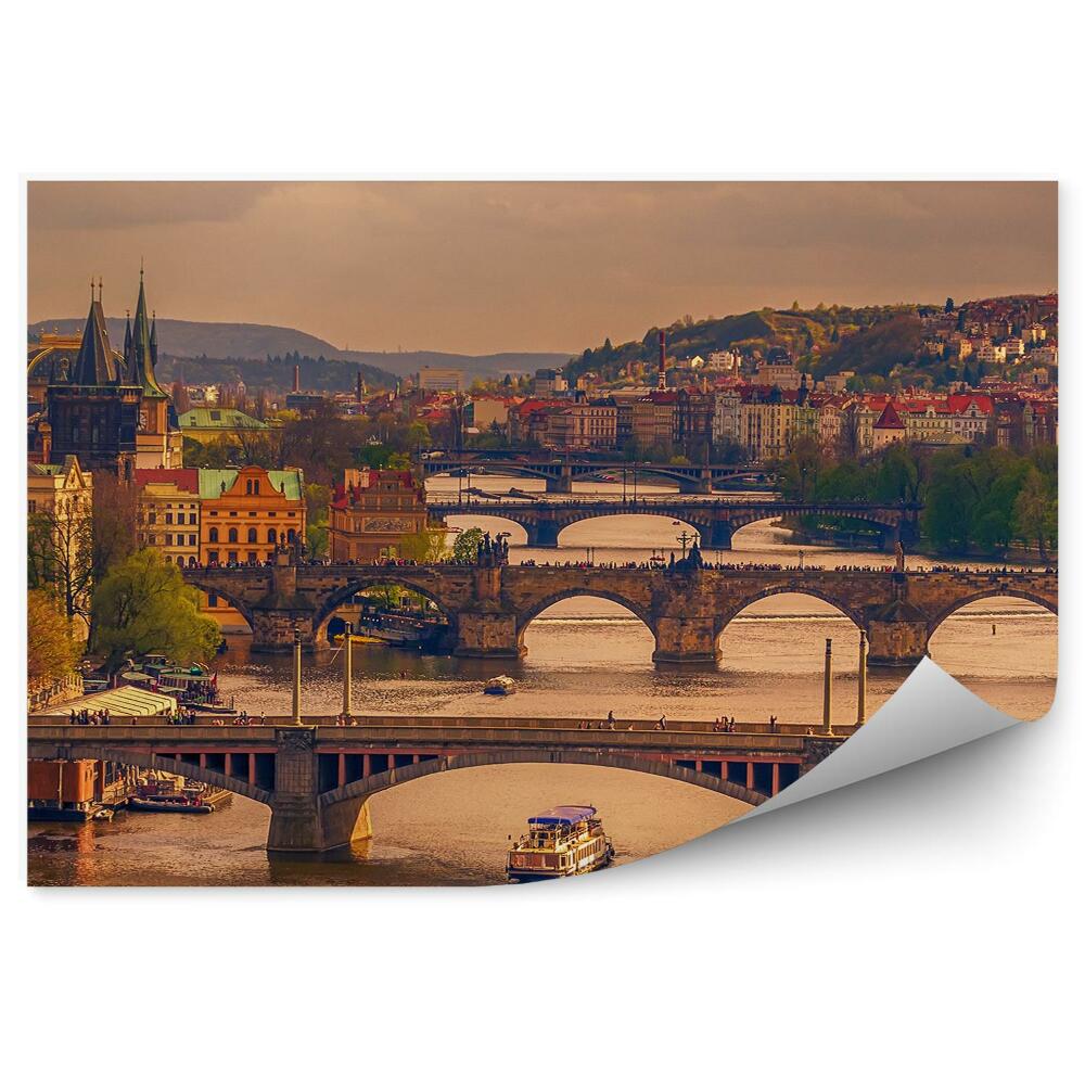 Fototapeta samoprzylepna Republika czeska romantyczne mosty architektura