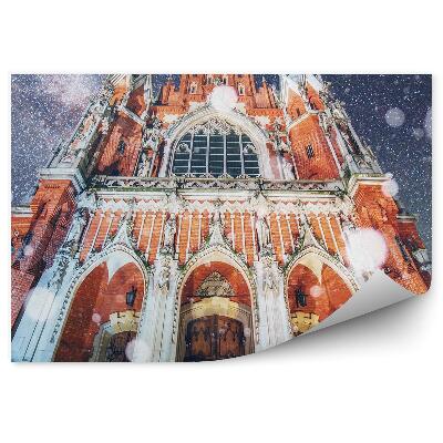 Fototapeta Kościół św józefa kraków fantastyczne gwiaździste niebo