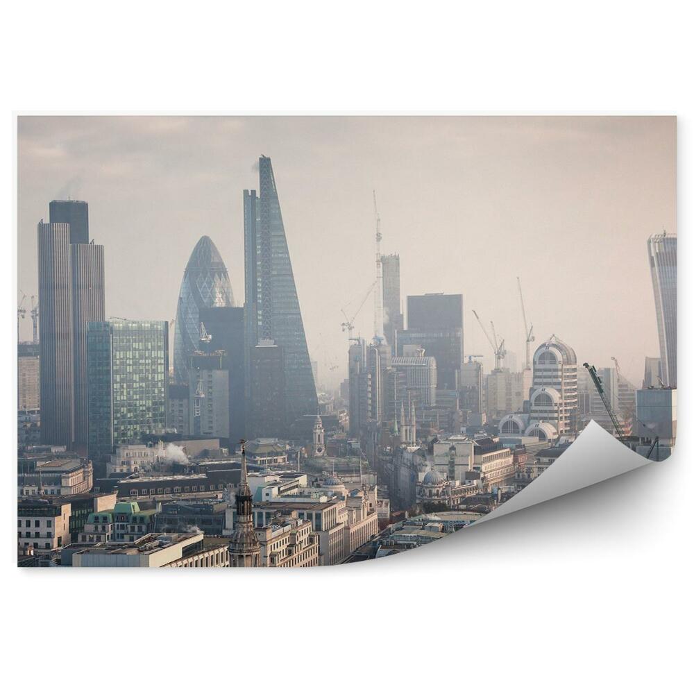 Fototapeta budynki London widok z lotu ptaka