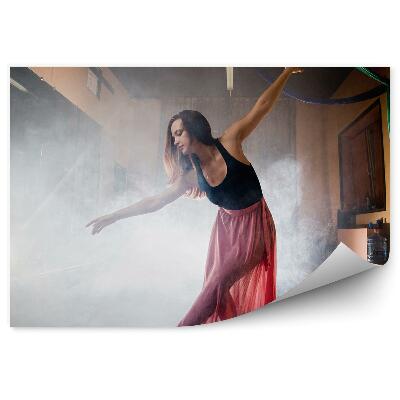 Fototapeta na ścianę Tancerka sala mgła dym