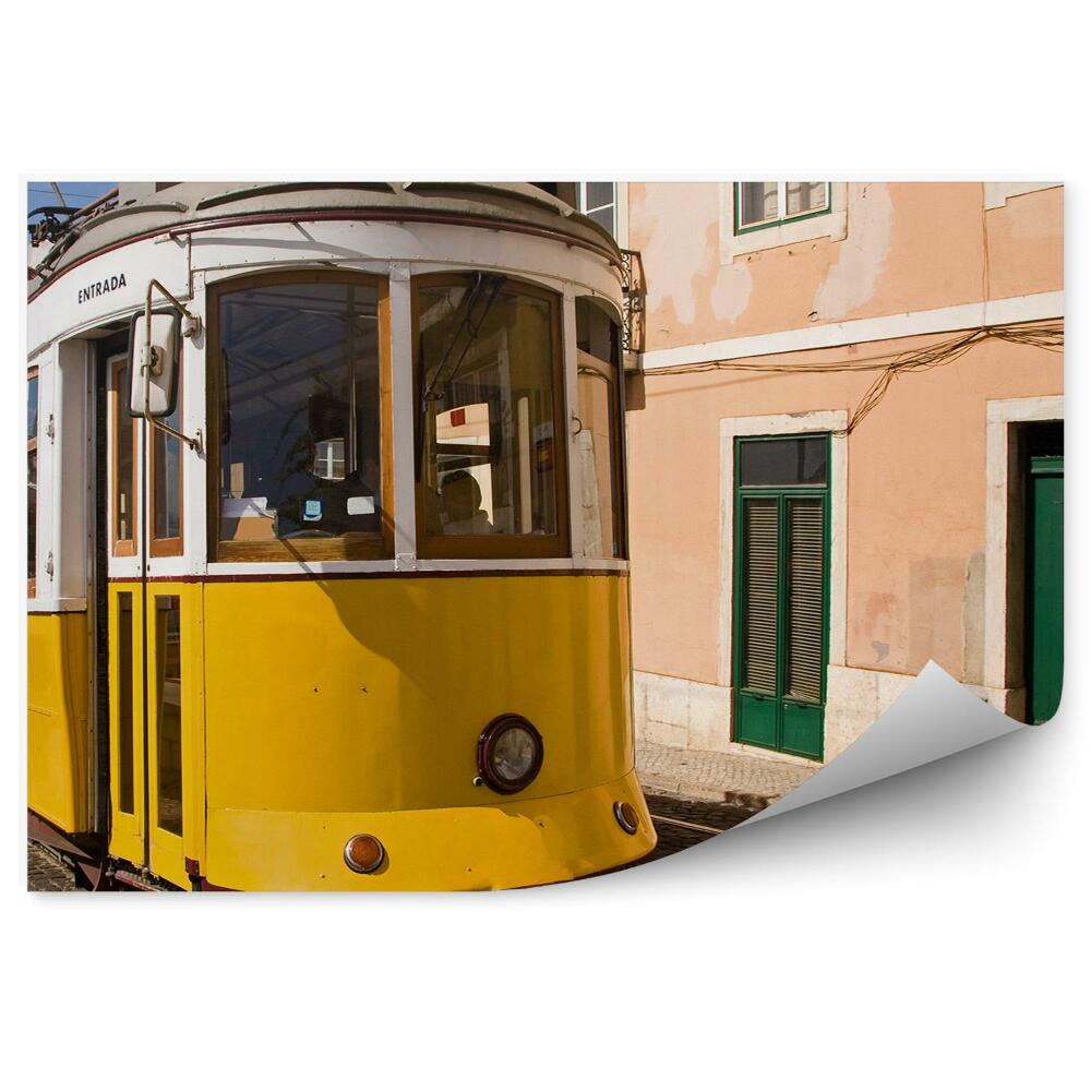 Fototapeta na ścianę Historyczny tramwaj w lizbonie