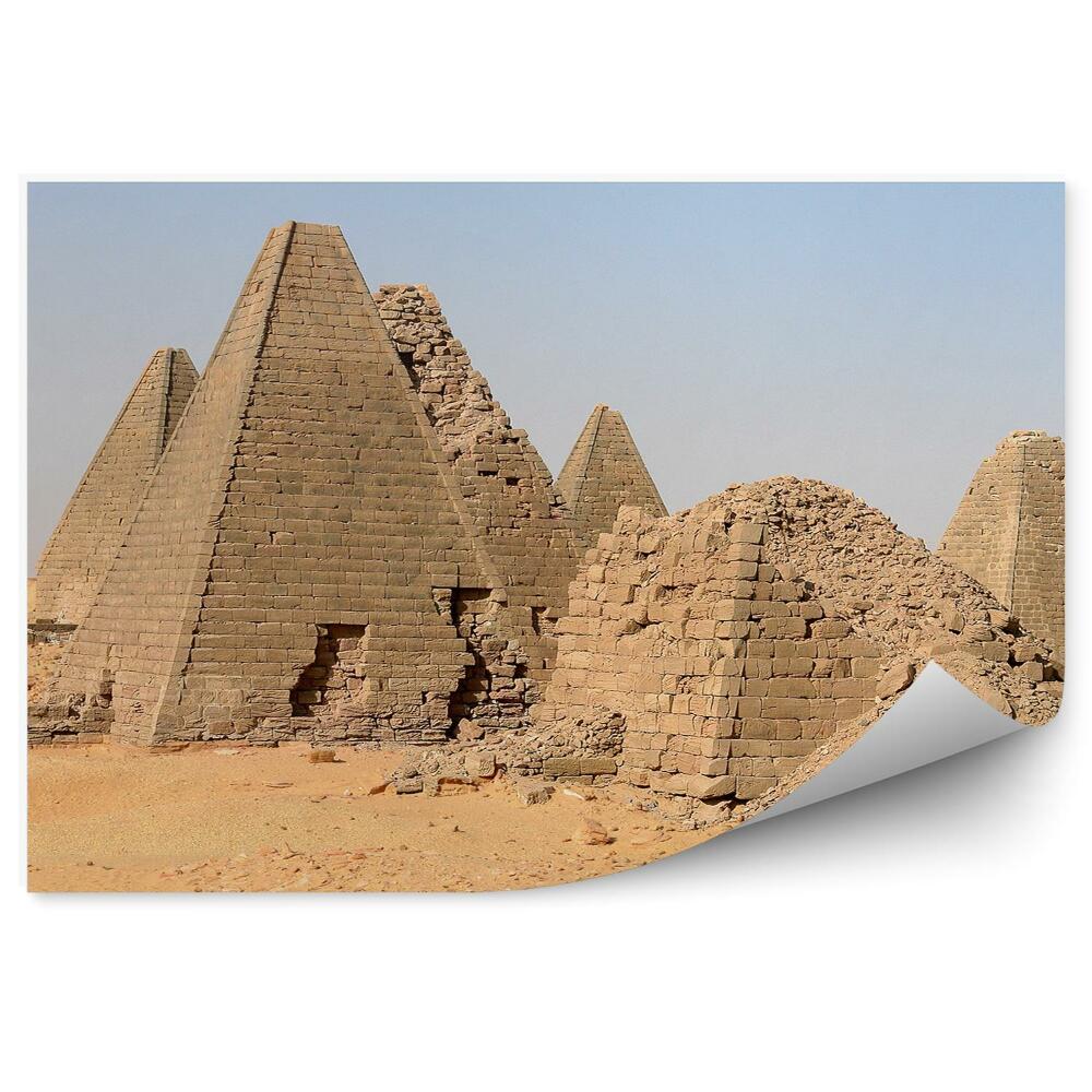 Fototapeta samoprzylepna Ruiny architektury starożytnej kamienie piasek