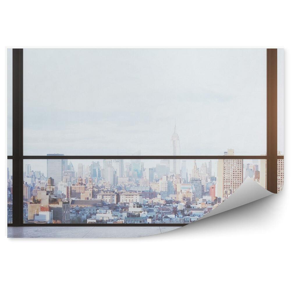 Fototapeta na ścianę Architektura miasta wieżowce widok z okna