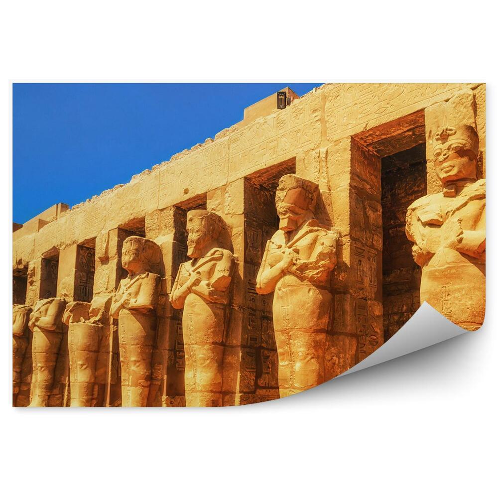 Okleina ścienna Świątynia karnak rzeźby egipt