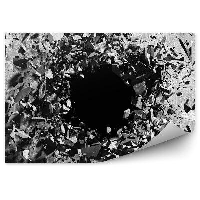 Fototapeta samoprzylepna Betonowe odłamki eksplozja