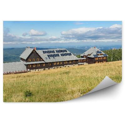 Fototapeta Polana szlak górski karkonosze lasy