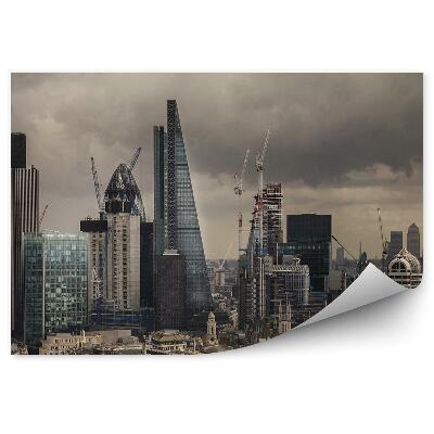 Fototapeta wieżowce niebo chmury