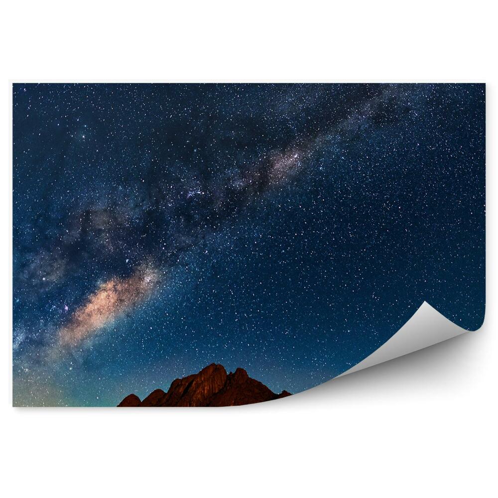Fototapeta Namibii droga mleczna pustynia góry niebo gwiazdy galaktyka