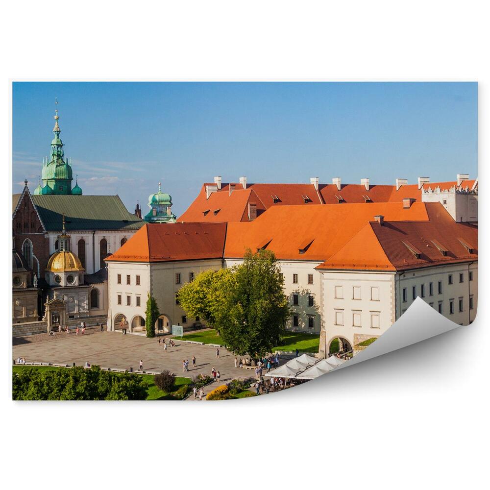 Okleina na ścianę Wawel kraków architektura zamek królewski
