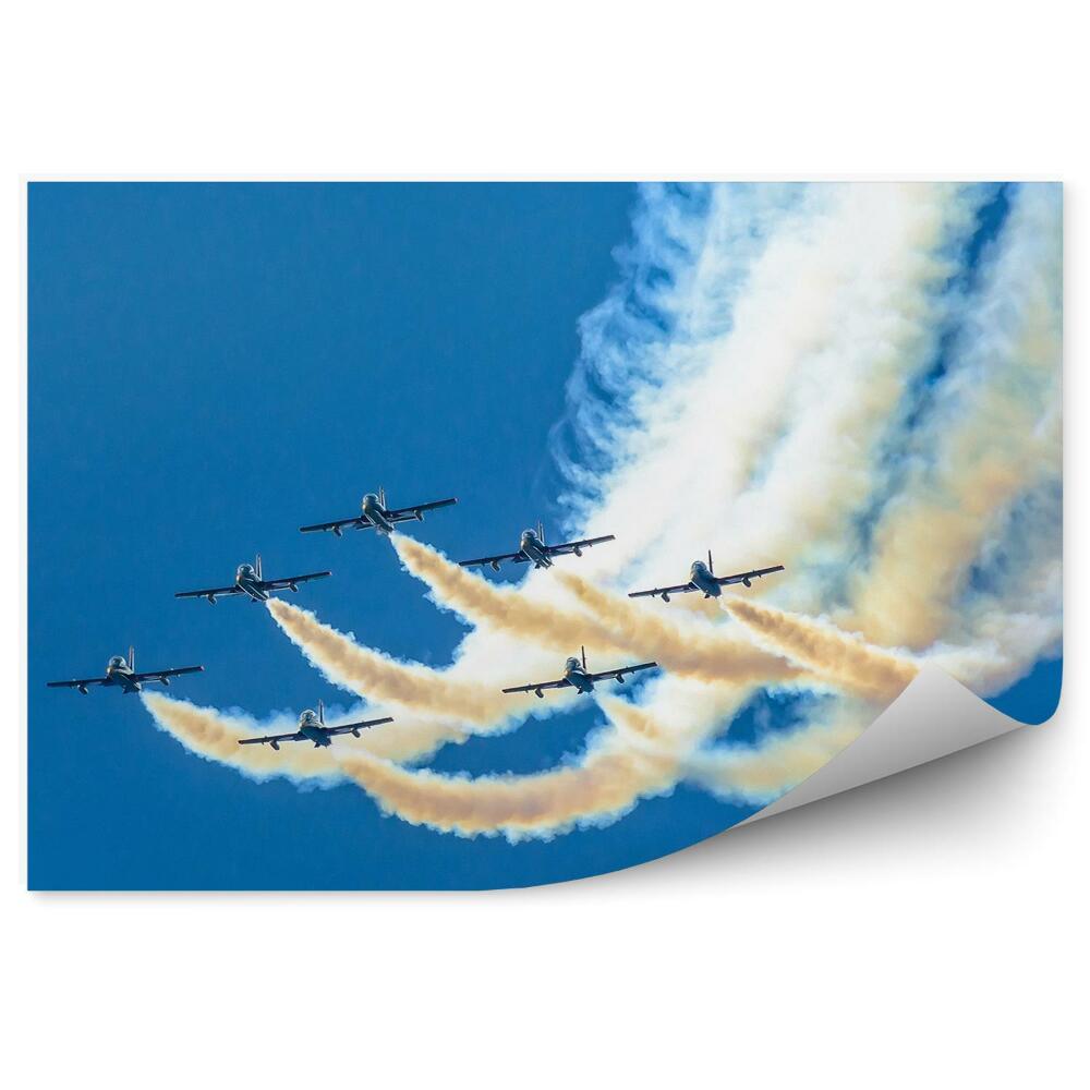 Fotopeta Myśliwce na pokazach lotniczych lot w formacji