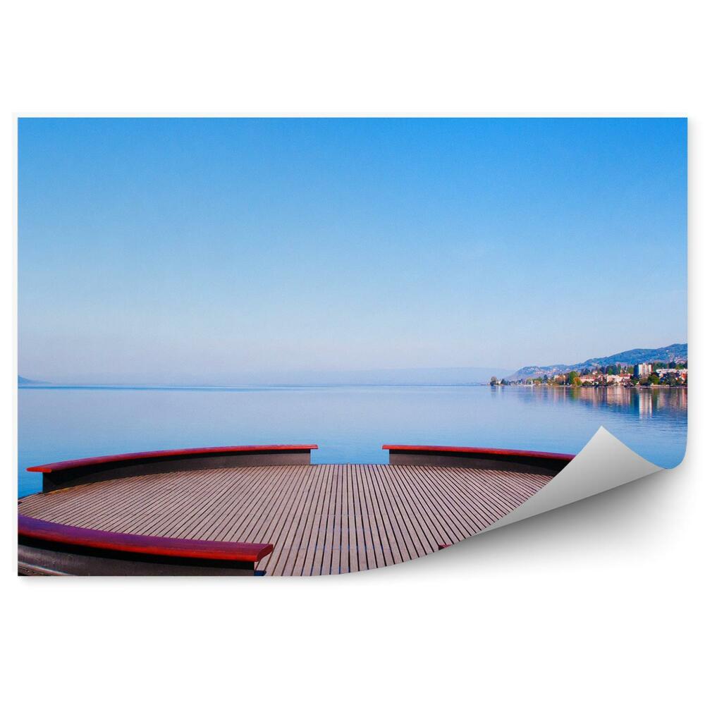 Fototapeta na ścianę Widok na Jezioro Genewskie Szwajcaria