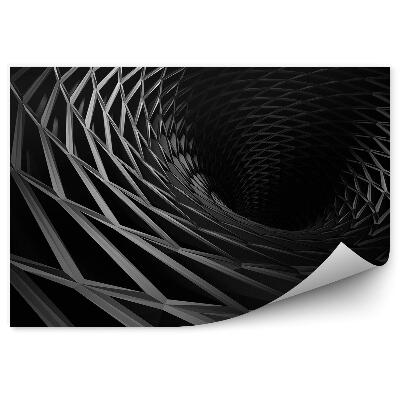 Okleina na ścianę Czarna dziura tunel