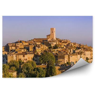 Fototapeta na ścianę miasto Saint-Paul-de-Vence Prowansja Francja góry niebo