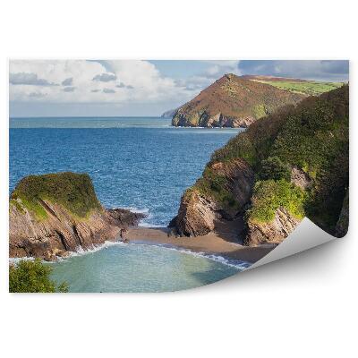 Fototapeta Wielka brytania plaża natura skały