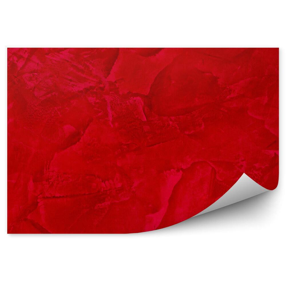 Okleina ścienna Czerwona tekstura wzór tło abstrakcja