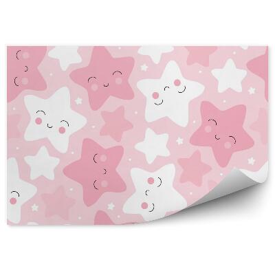 Fototapeta Różowe gwiazdki