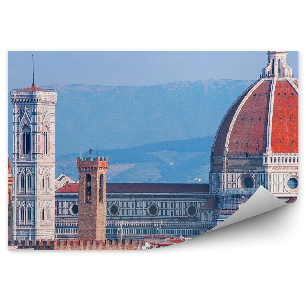 Fototapeta katedra Santa Maria del Fiore budynki Florencja Włochy
