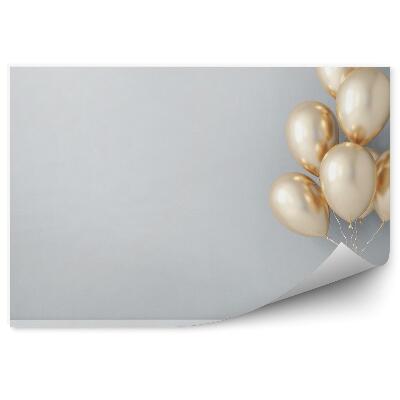 Okleina ścienna Złote balony