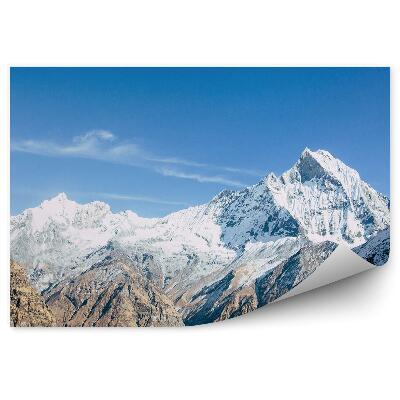 Okleina na ścianę Zimowy krajobraz ośnieżone góry himalaje