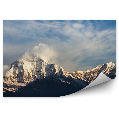 Okleina na ścianę Krajobraz górski ośnieżony