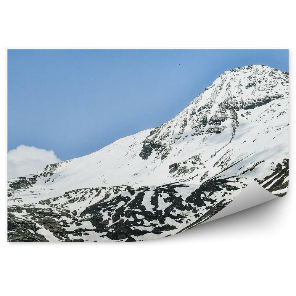Okleina na ścianę Zieleń pokryta śniegiem góry himalaje szczyty