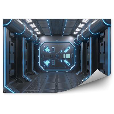 Okleina na ścianę Wnętrze pokoju sci-fi